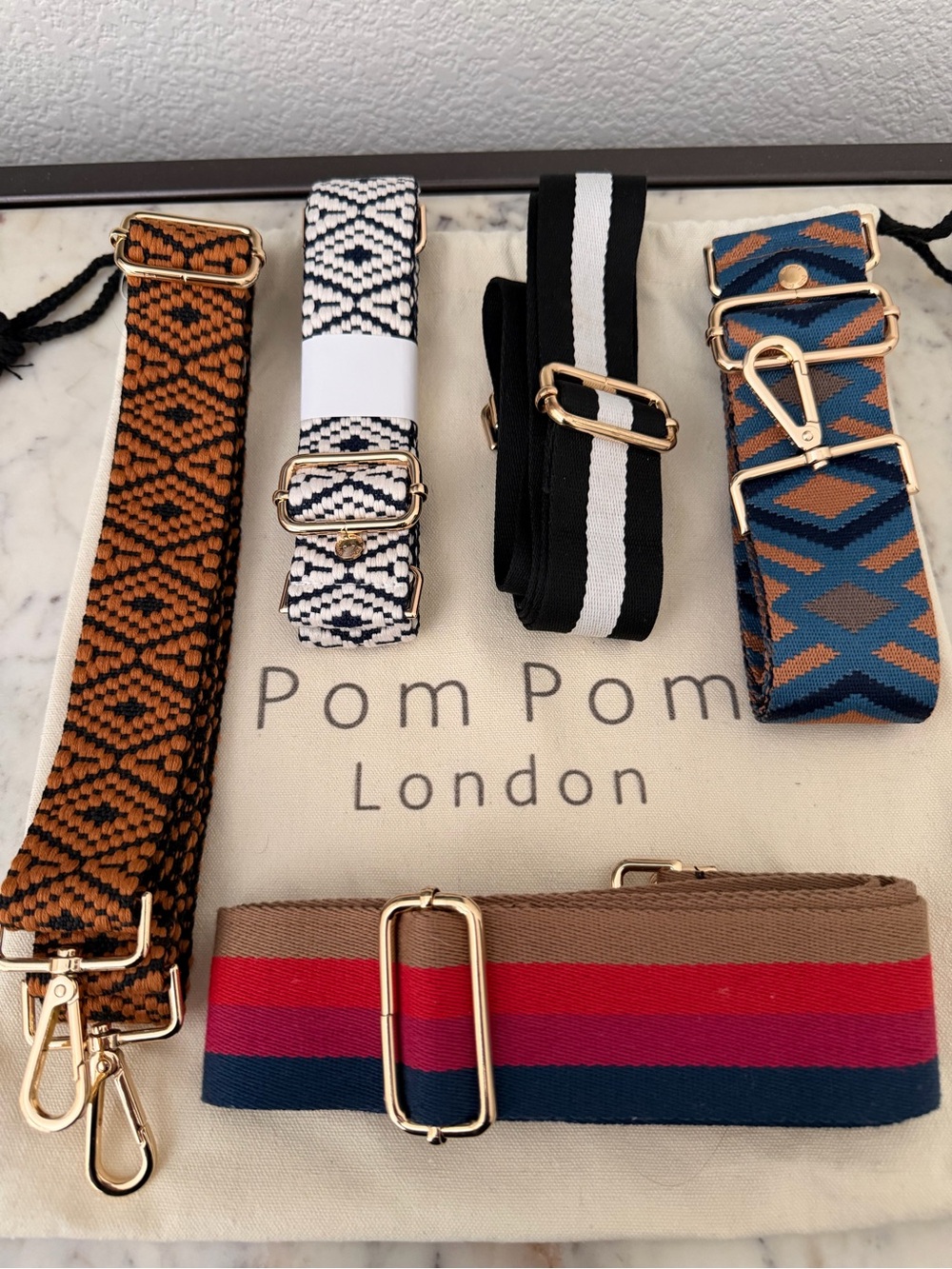 Pom Pom London Crossbody Bag Straps
